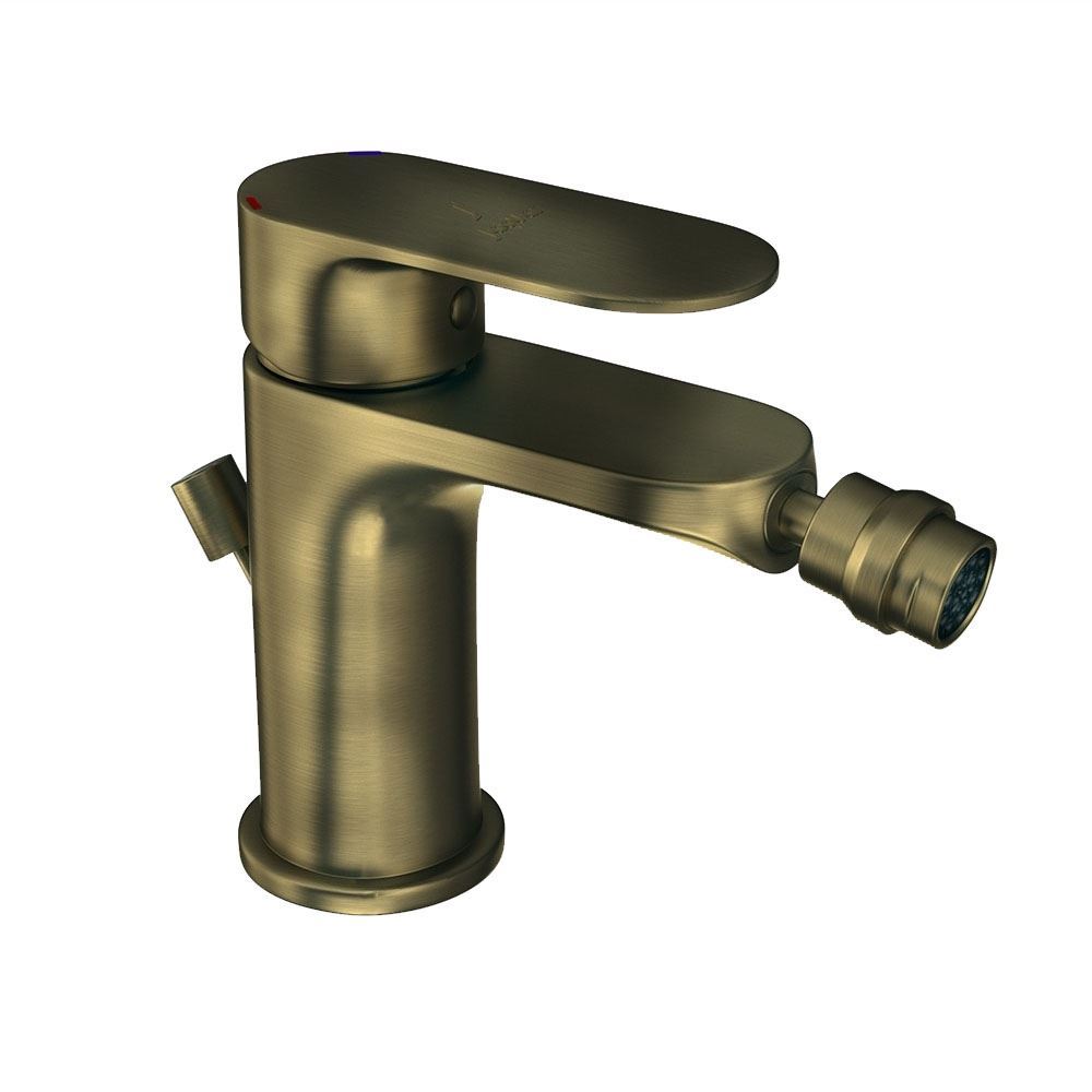 Single Lever Bidet Mixer with Popup Waste