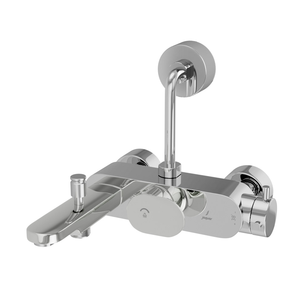 Exposed Thermostatic Bath & Shower Mixer 3-in-1 System