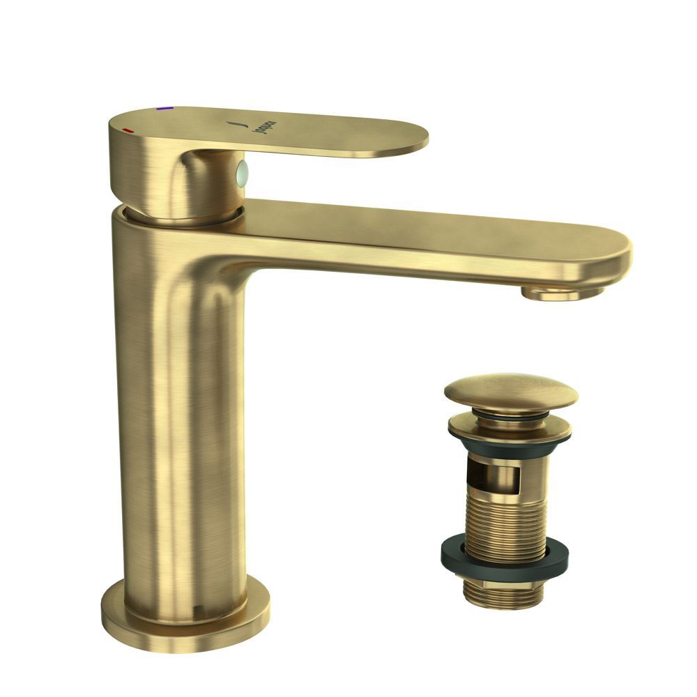 Single Lever Basin Mixer with click clack waste