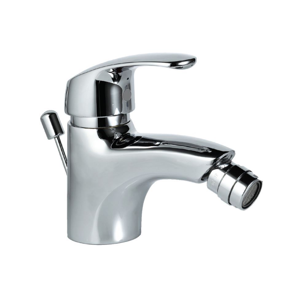 Single Lever Bidet Mixer with Popup Waste