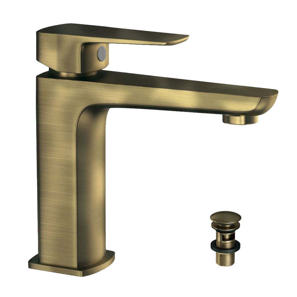 Single Lever Basin Mixer with click clack waste
