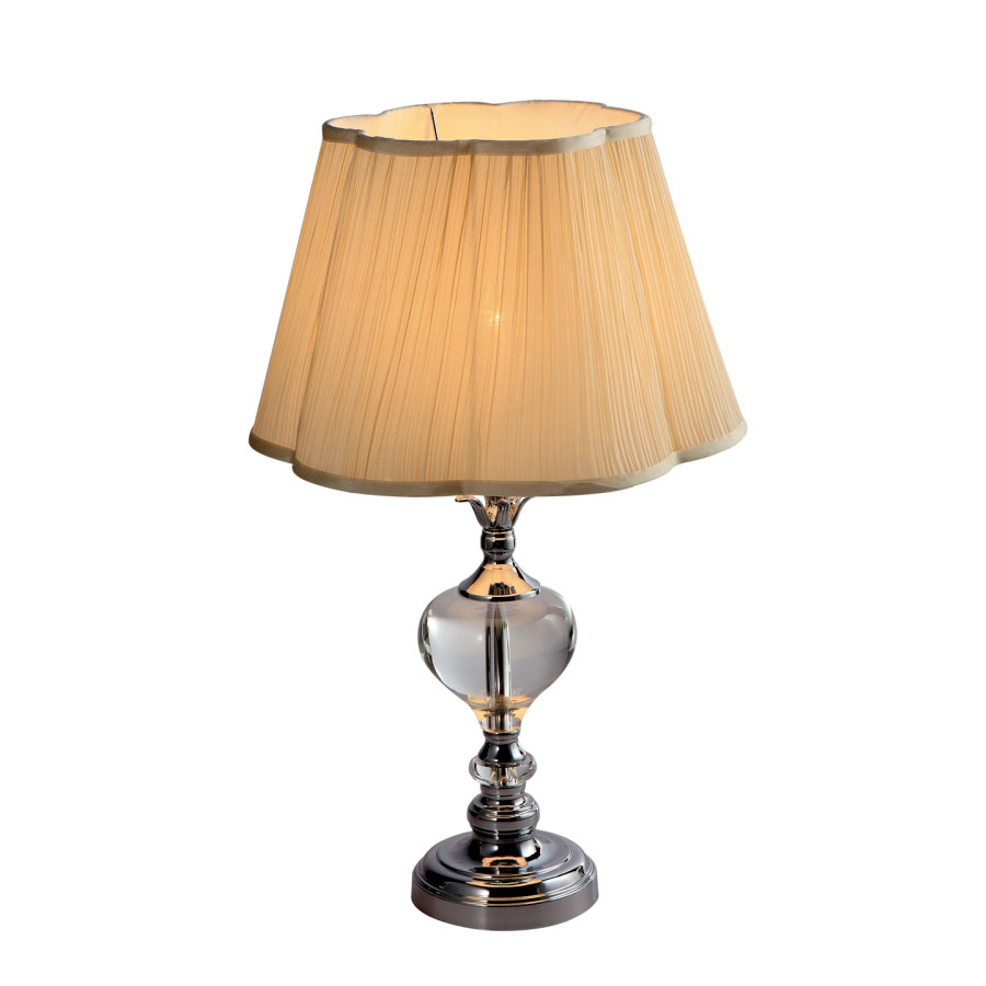 1 LT Fabric Shade Table Lamp