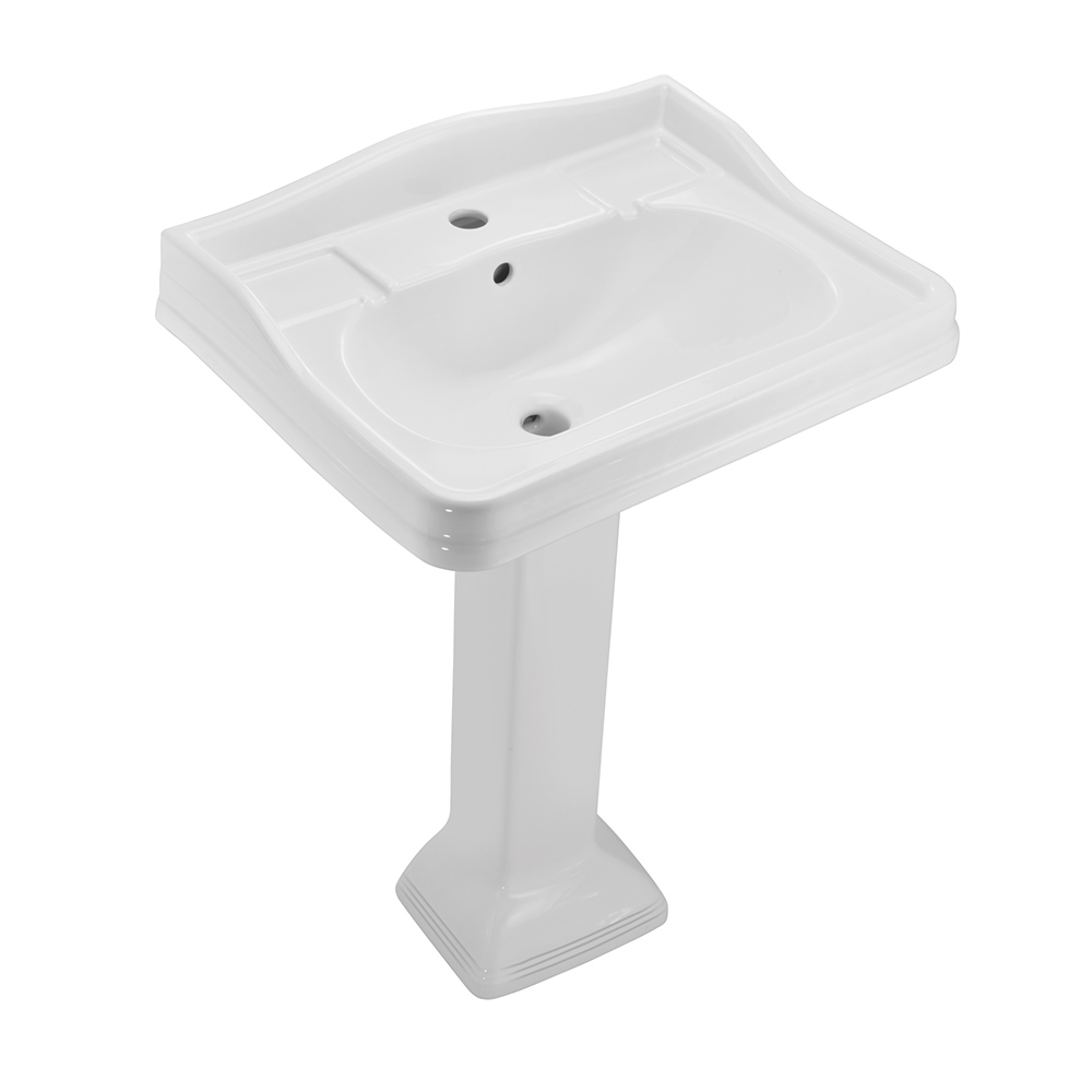Настенный подвесной раковина с полная pedestal