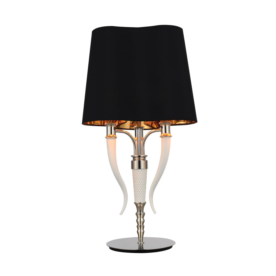 Black fabric Table Lamp