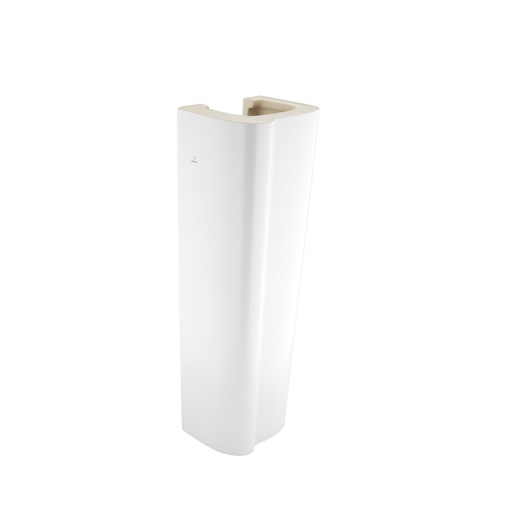 Opal Prime Washbasin Full Pedestal for OPS-WHT-15801PM