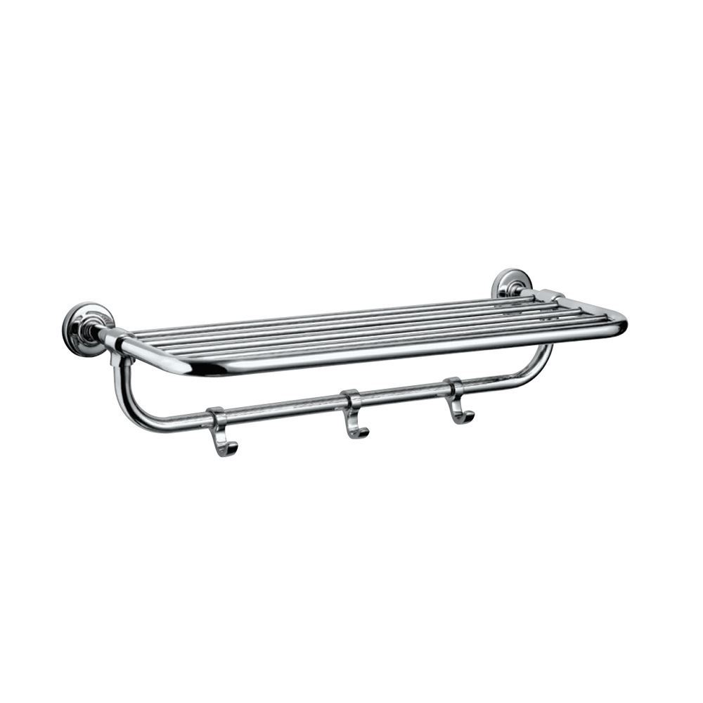 Towel Shelf with Lower Hanger