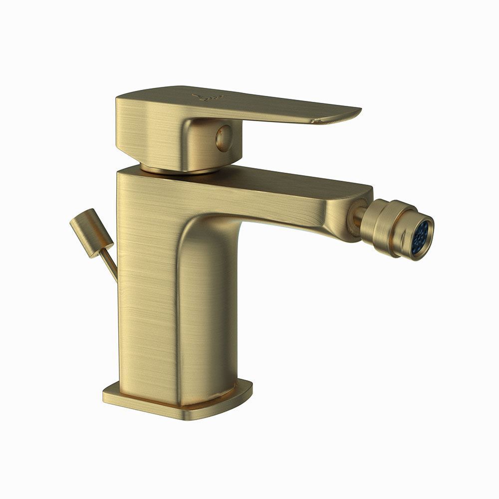 Single Lever Bidet Mixer with Popup Waste
