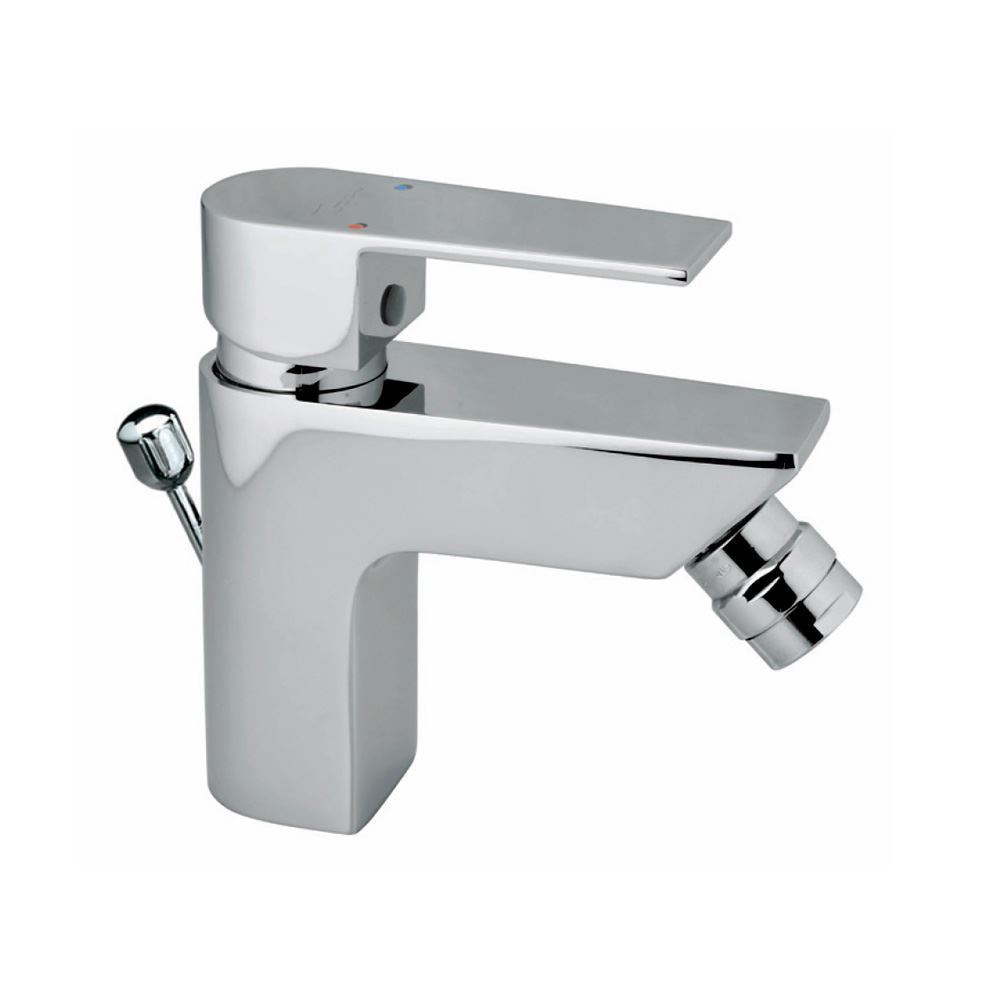 Single Lever Bidet Mixer with Popup Waste