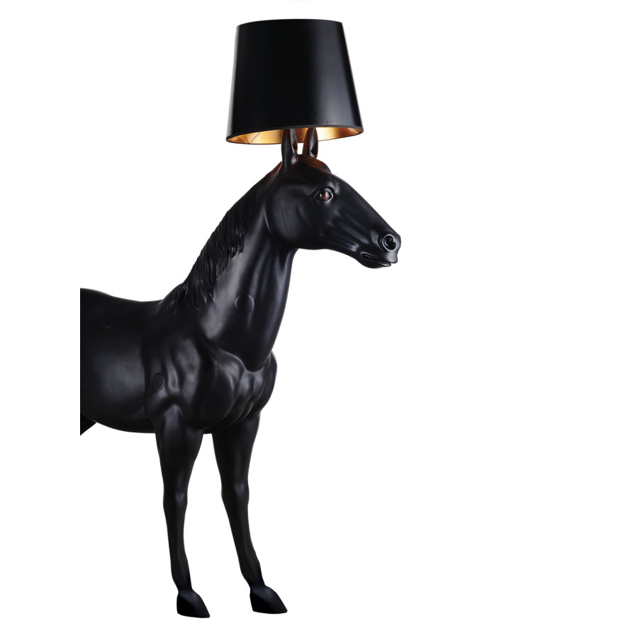 PVC Shade Cheval Floor Lamp